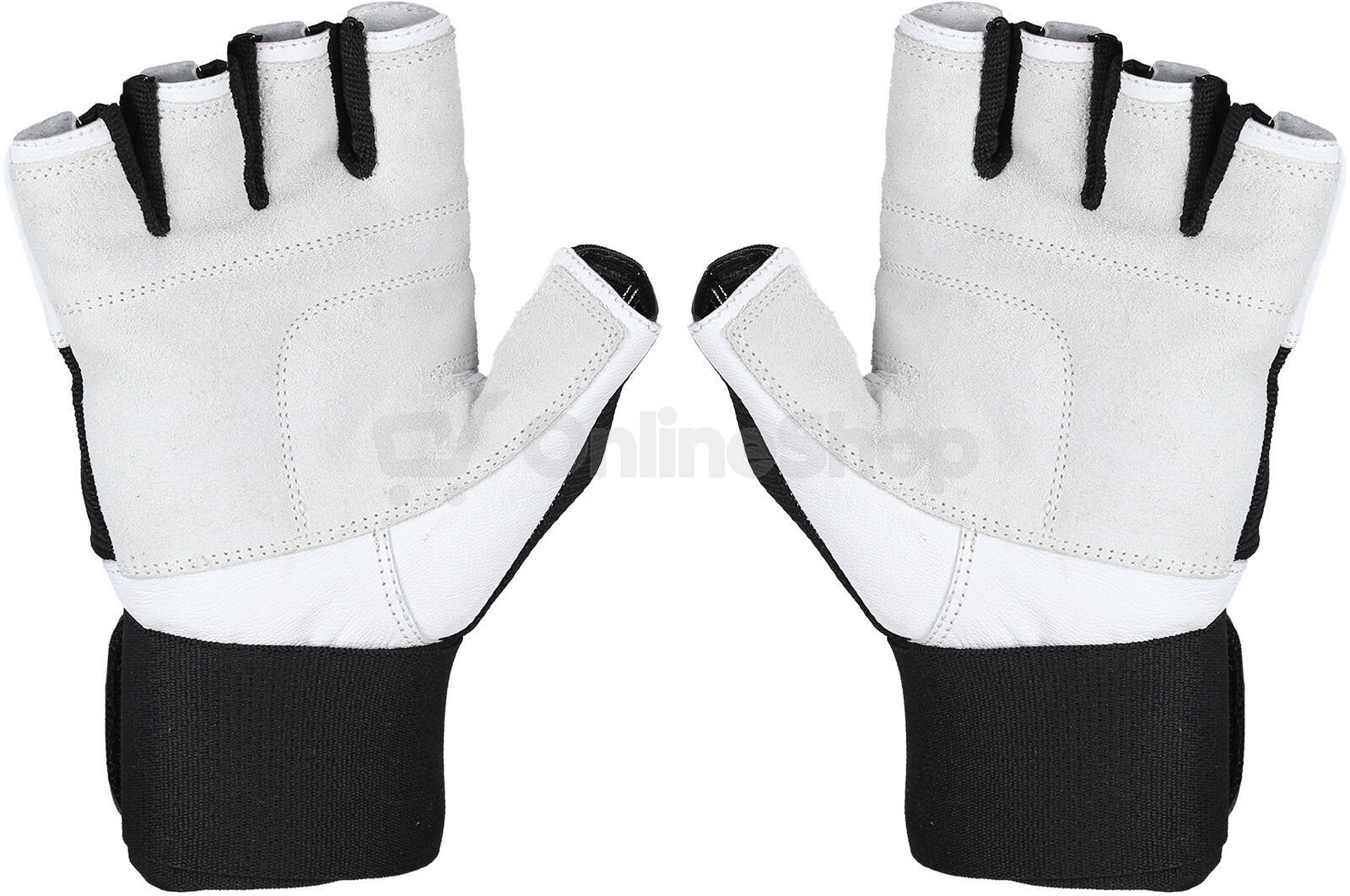 Fitness rukavice HMS RST04 bílé