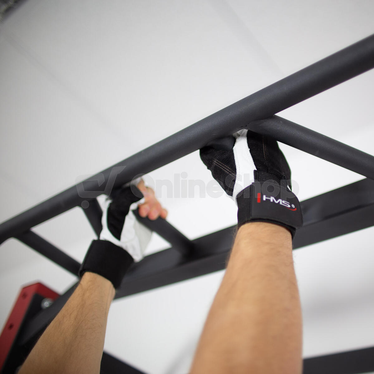 Fitness rukavice HMS RST04 bílé