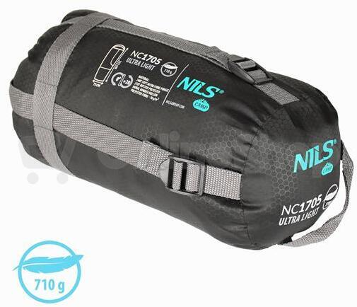 Spací pytel NILS Camp NC1705 Ultralight černý/mátový