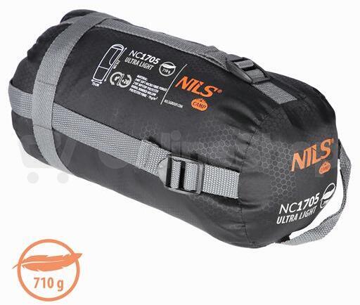 Spací pytel NILS Camp NC1705 Ultralight černý/oranžový