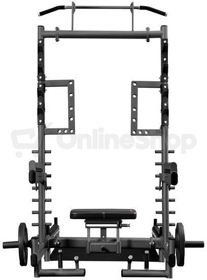 Multifunkční stojan s platformou pro zvedání činek a Hip Thrust HMS SMP01