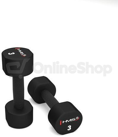 Polyuretanové jednoručky HMS HPT03 2 x 3 kg