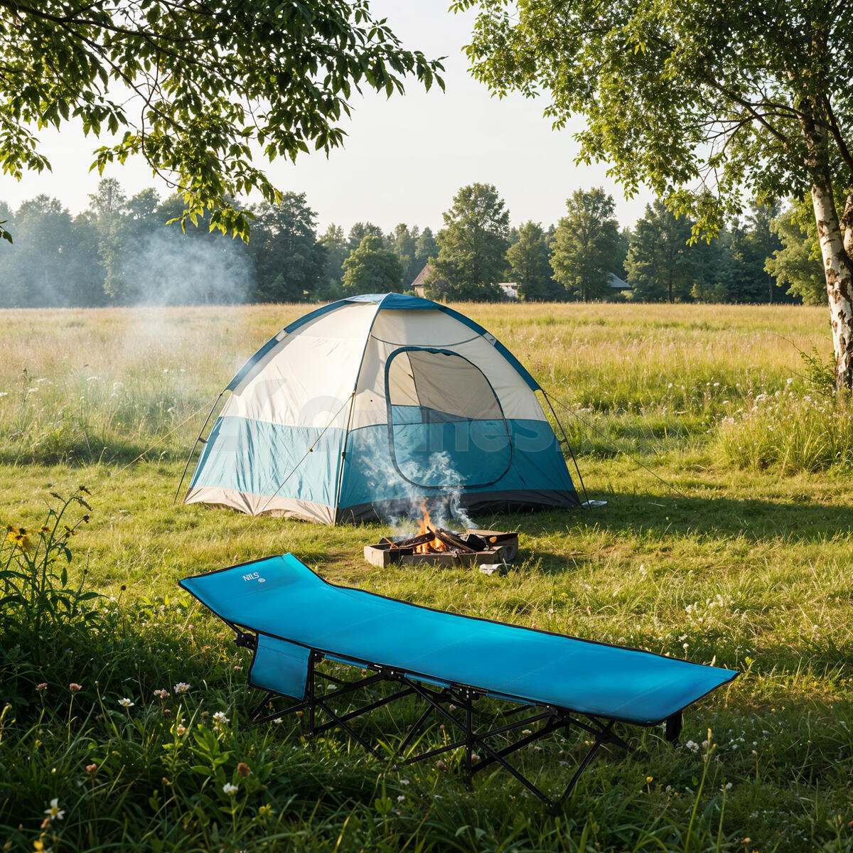Skládací kempingová postel NILS Camp NC2701 190 cm