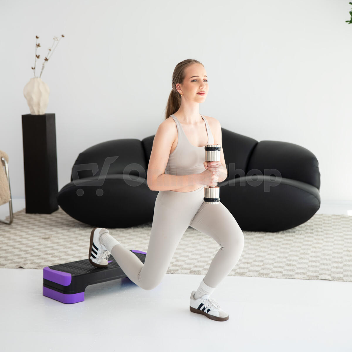 Step na aerobic a balanční cvičení HMS AS008M