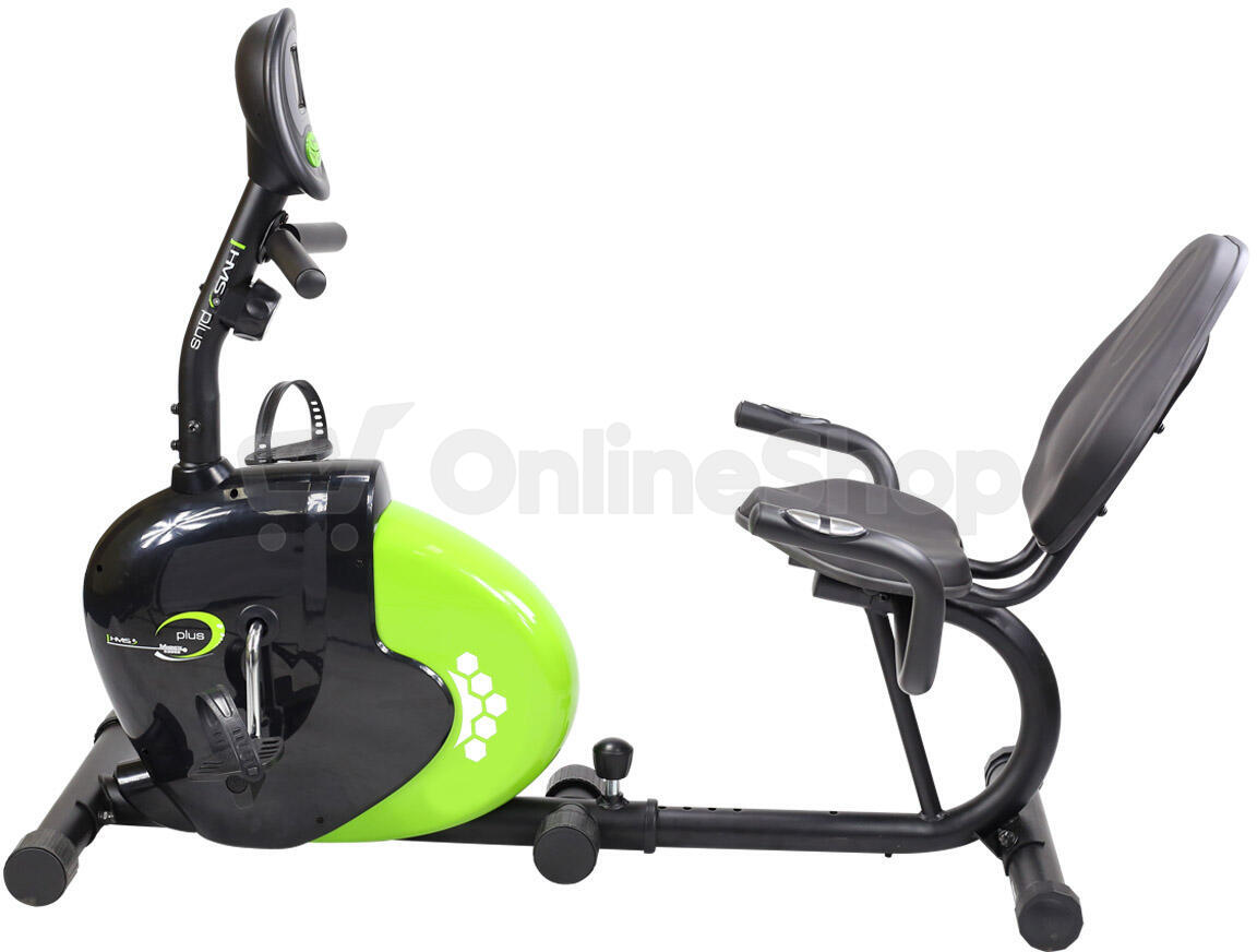 Magnetický recumbent HMS R9259 Plus černo-zelený