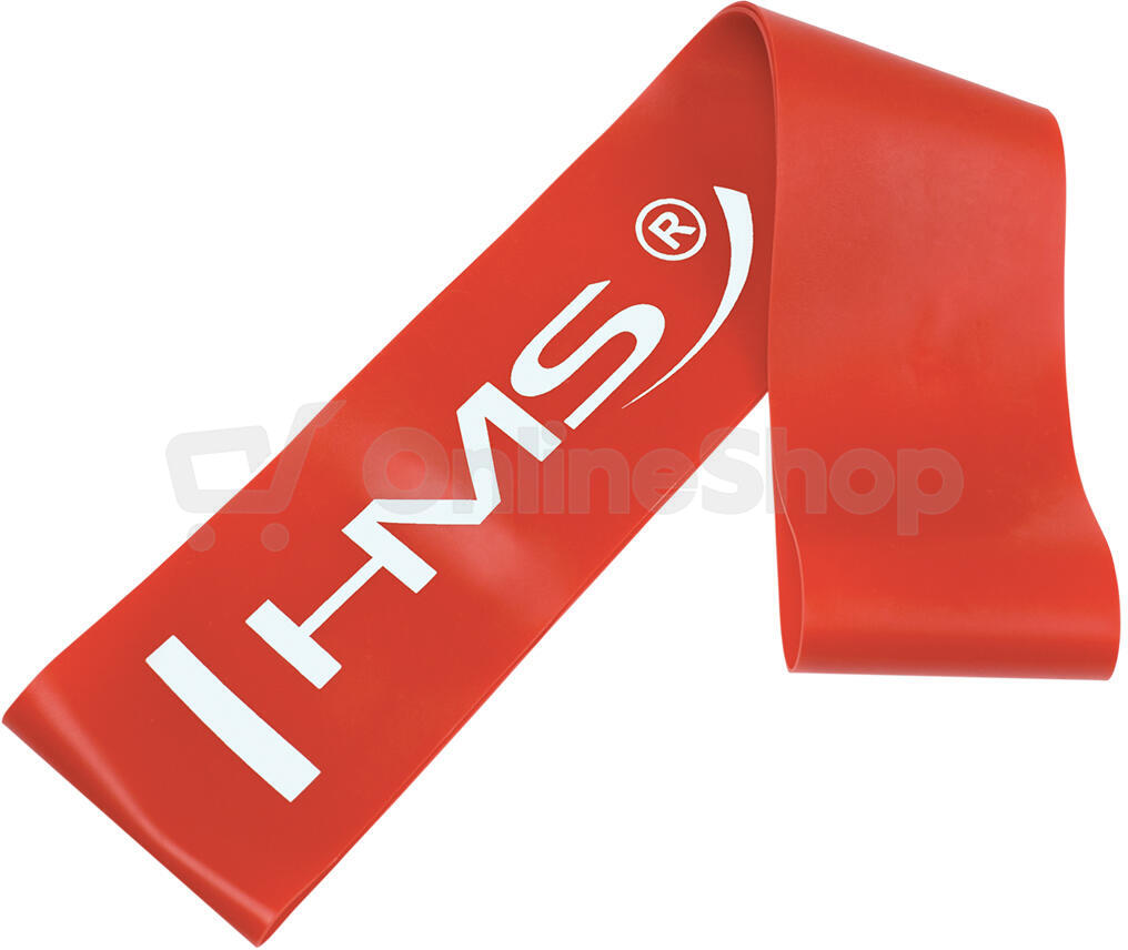 Fitness guma HMS GU04 červená