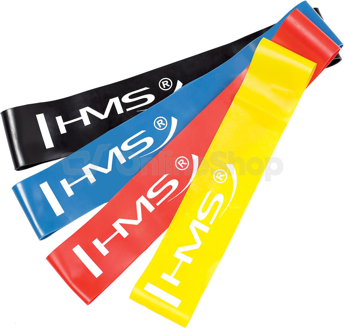 Fitness guma HMS GU04 červená