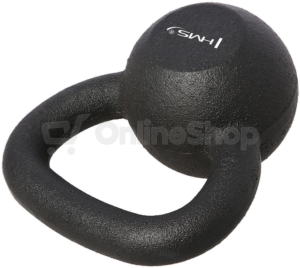 Litinový kettlebell HMS KZG06 6 kg, černý