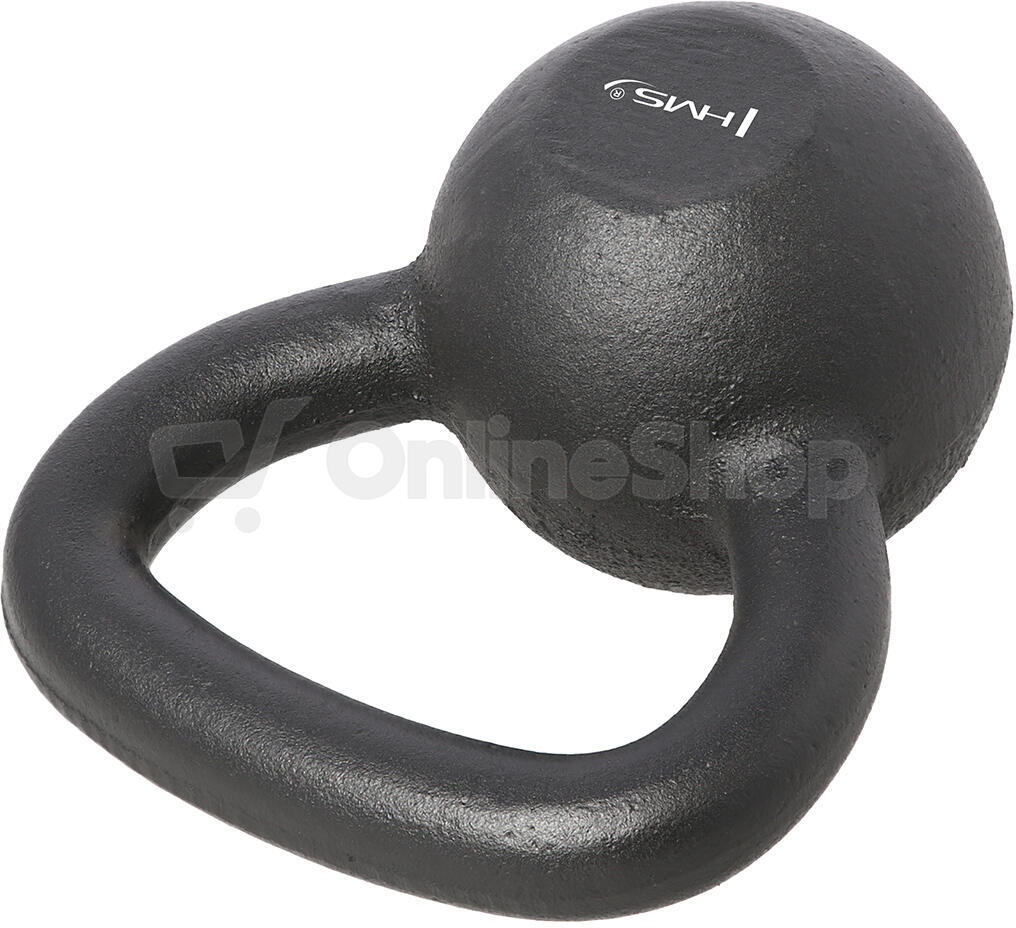 Litinový kettlebell HMS KZG08 8 kg, černý