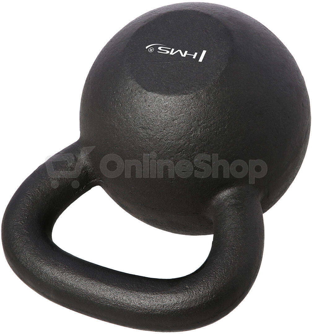 Litinový kettlebell HMS KZG28 28 kg, černý