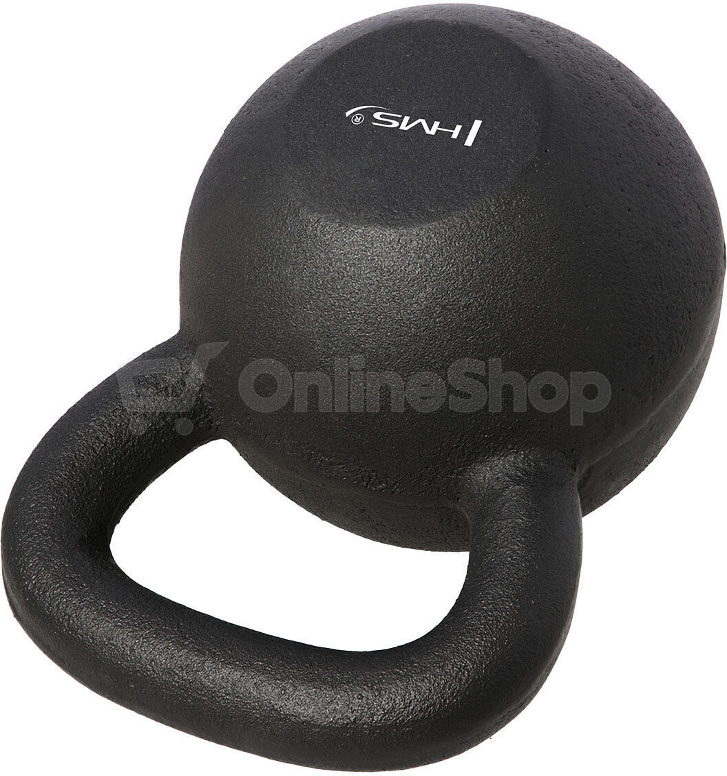 Litinový kettlebell HMS KZG32 32 kg, černý