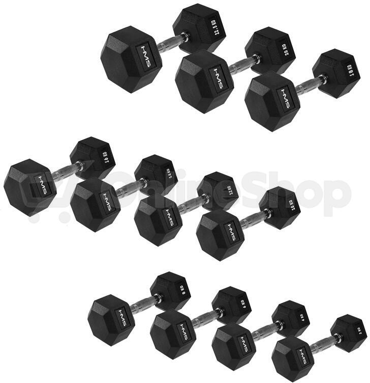 Hexagonální jednoručka HMS 22,5 kg