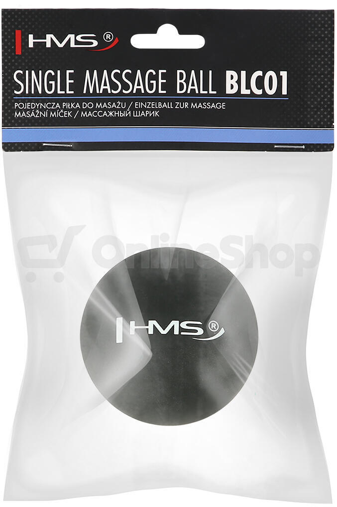 Masážní míč HMS BLC01 černý - Lacrosse Ball