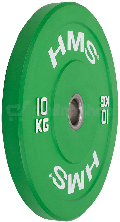 Barevný bumper kotouč HMS CBR 10 kg