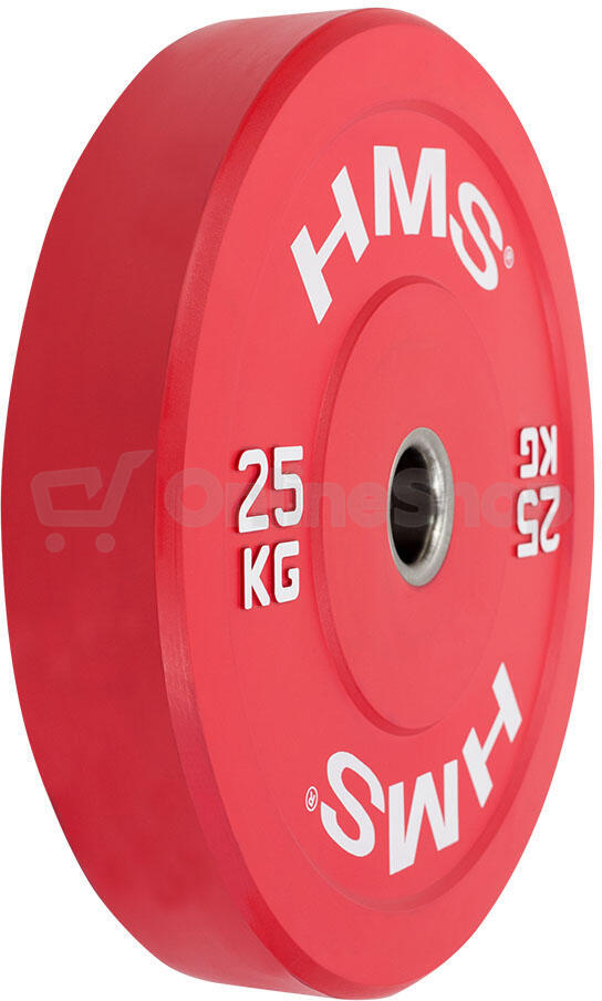 Barevný bumper kotouč HMS CBR 25 kg
