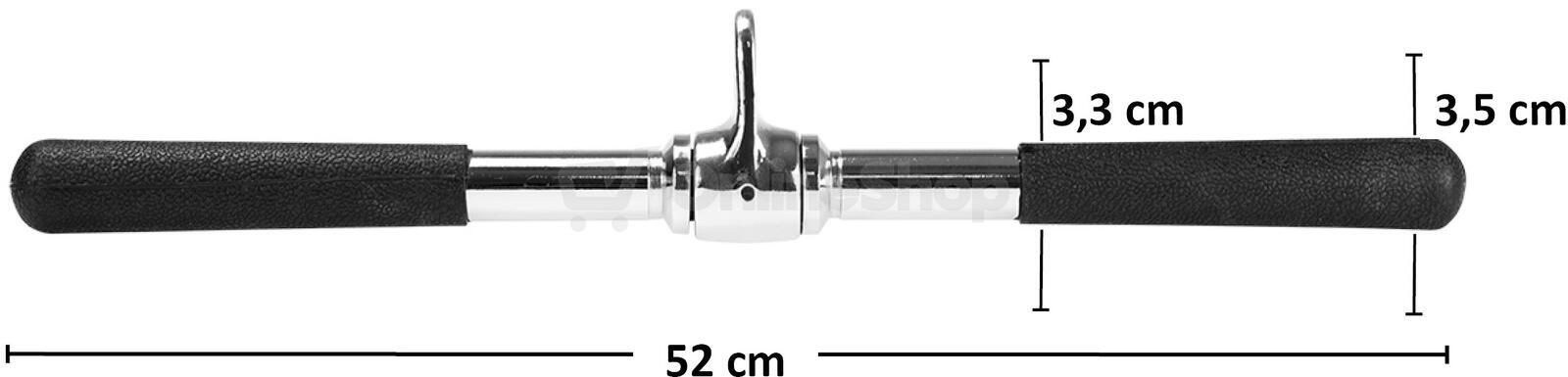 Rovná tricepsová tyč HMS UW12