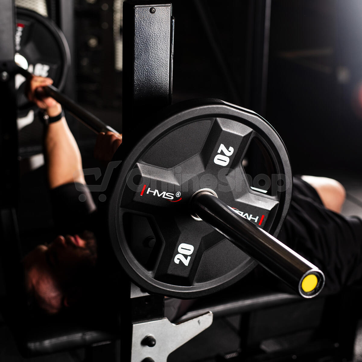 Olympijský polyuretanový kotouč HMS TPC20 20 kg