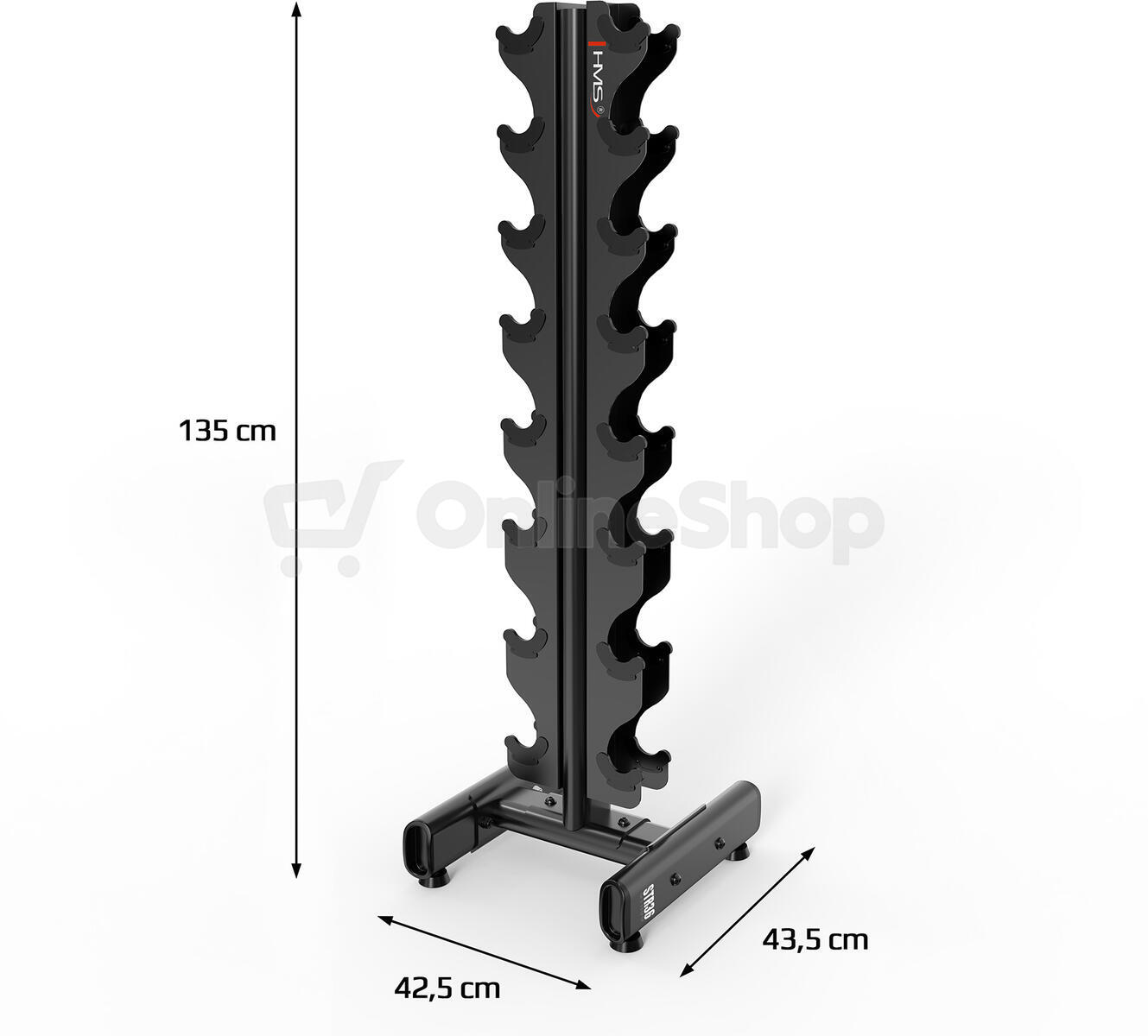 Sada činek HMS CHD 2 x 1-8 kg a stojanu STR36