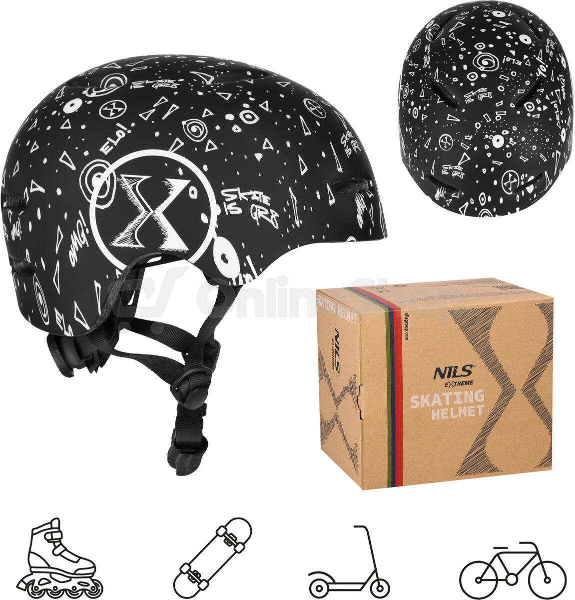 Helma NILS Extreme MT311 černá (Velikost: XS(48-52cm))
