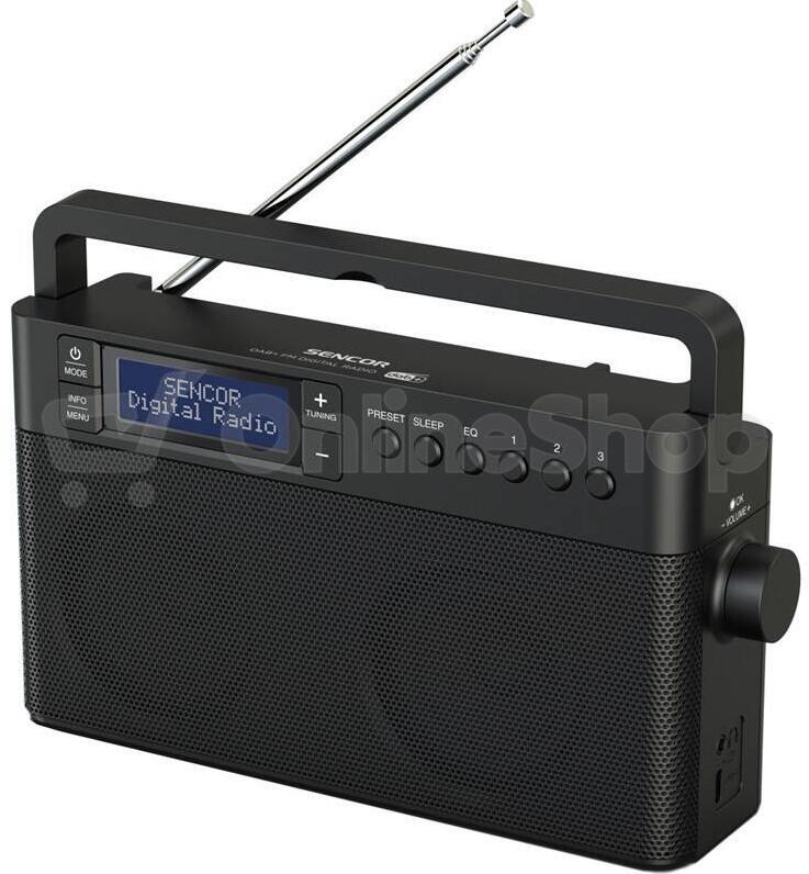 SRD 7810 DAB/FM/BT RÁDIO Sencor