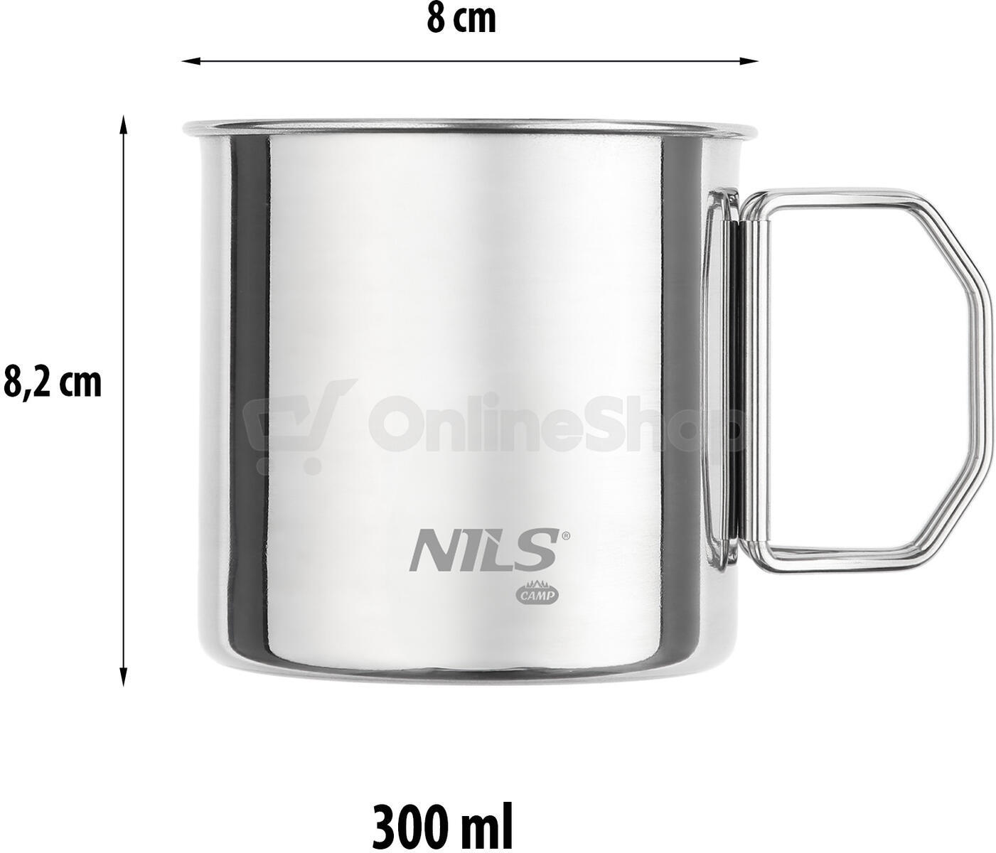 Kempingová sada 4 hrnků NILS Camp NC1762