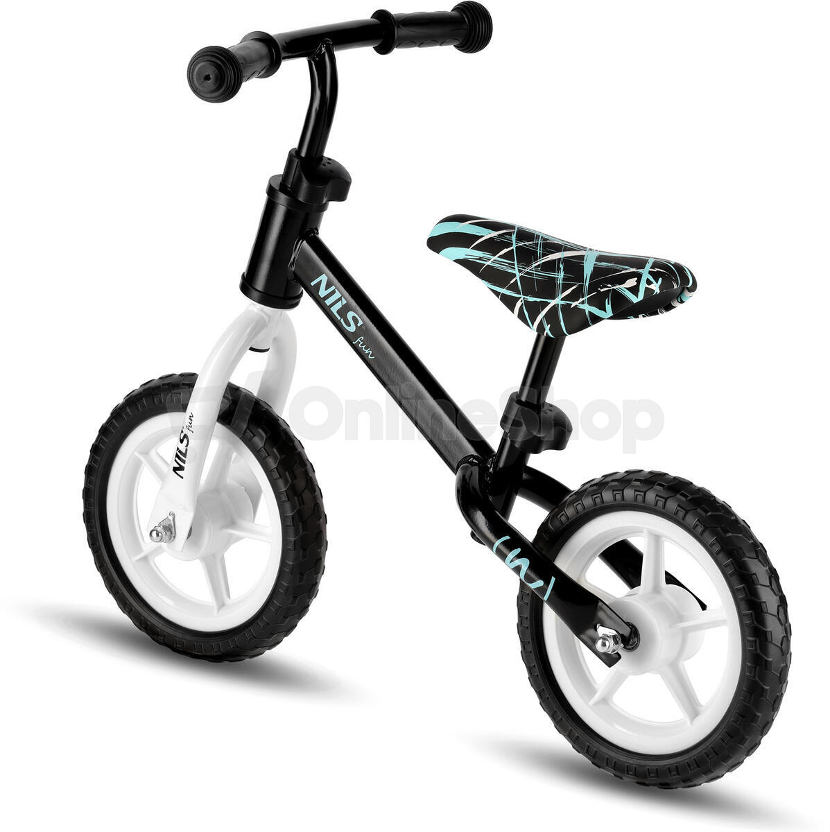 Dětské odrážedlo NILS Fun RB134 10" černé