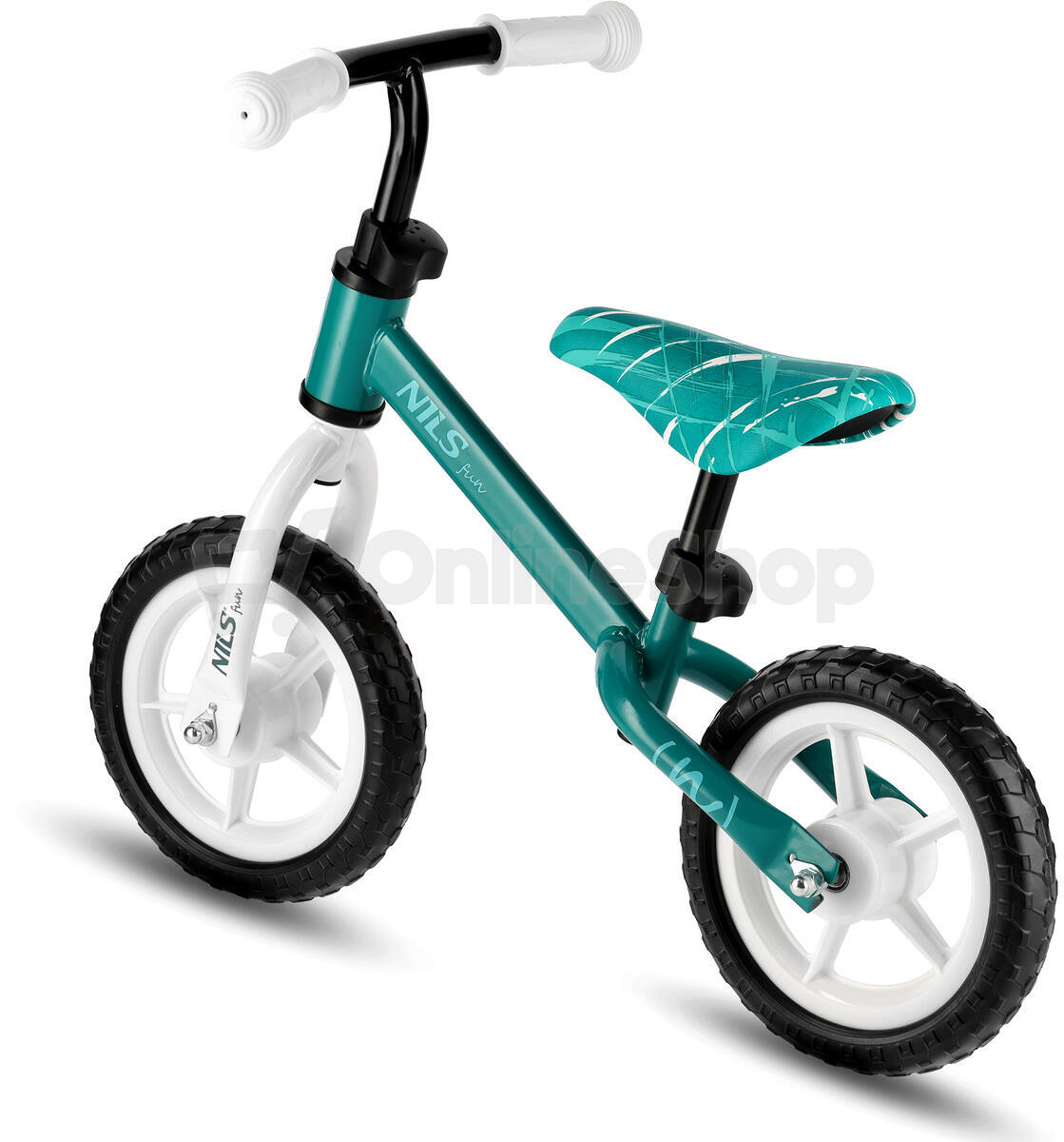 Dětské odrážedlo NILS Fun RB134 10" zelené