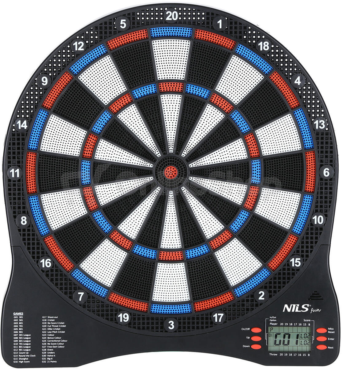 Elektronický terč na šipky NILS Fun TDE01