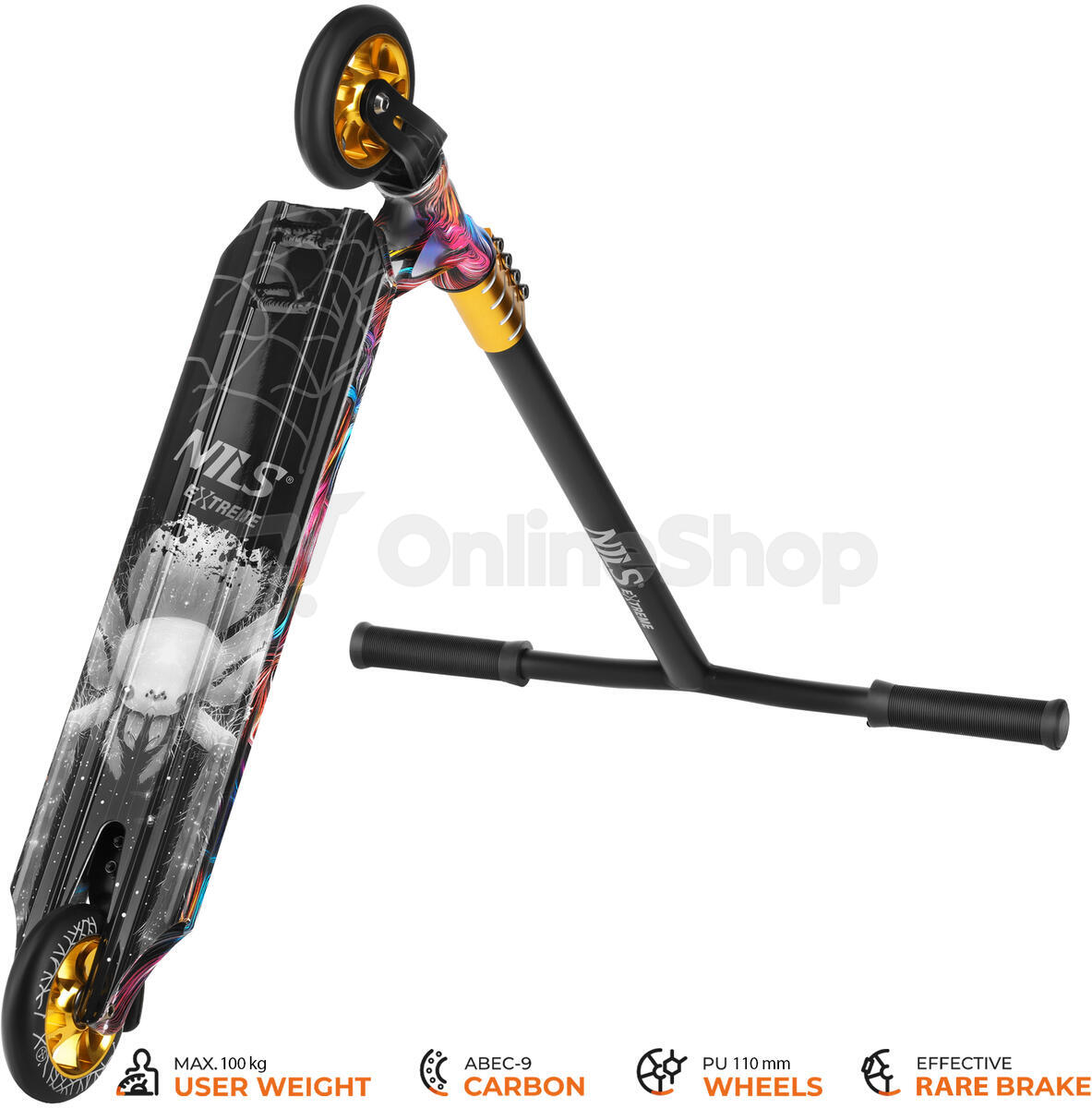 Freestyle koloběžka NILS Extreme HS221 Spider