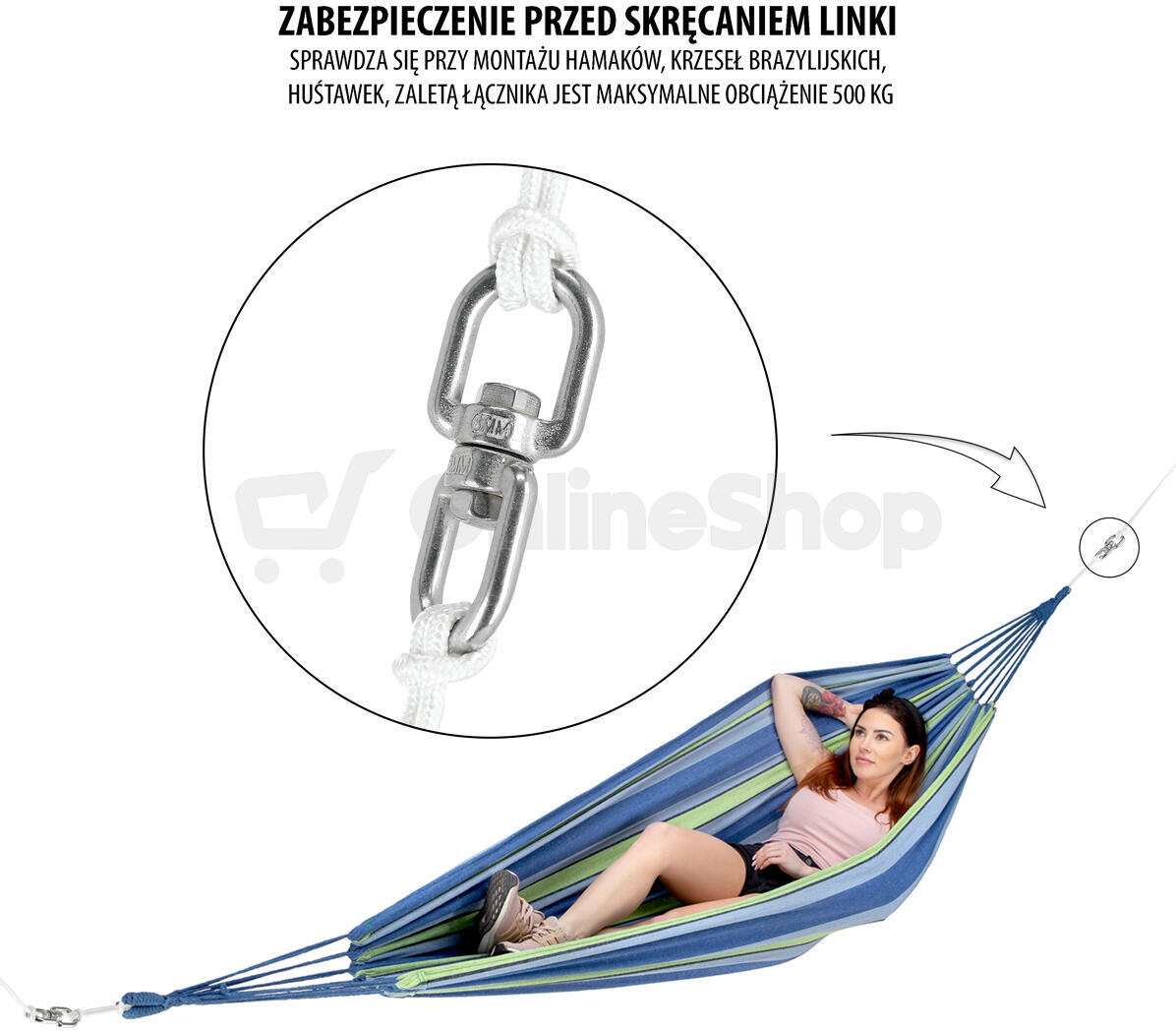 Otočné oko k houpačkám NILS Camp NB5041