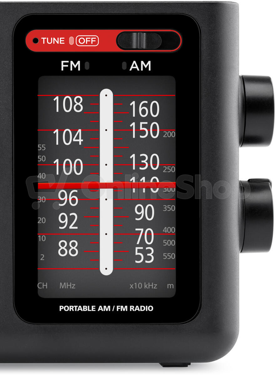 Radiopřijímač JVC RA-E435B, černý