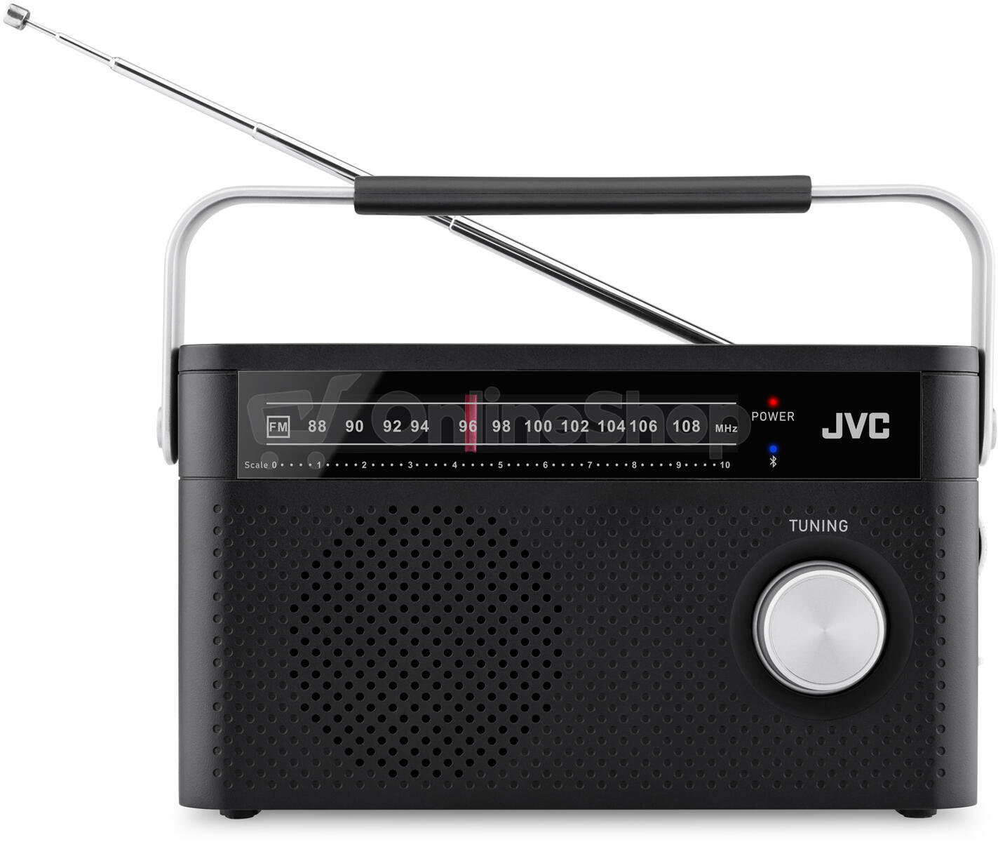 Radiopřijímač JVC RA-E315B, černý