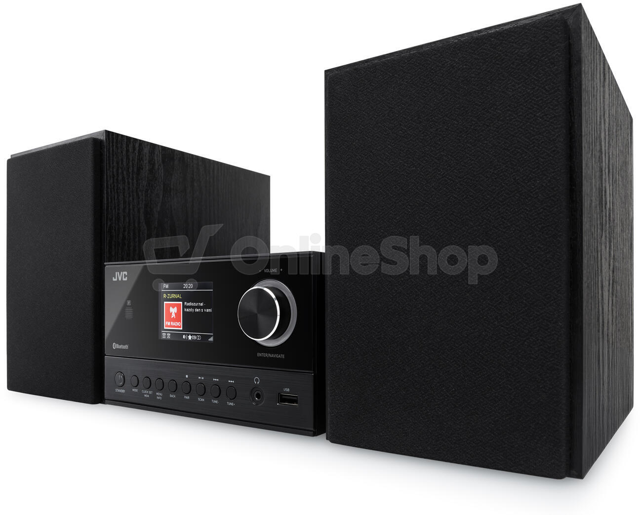Mikrosystém JVC UX-E225B, černý