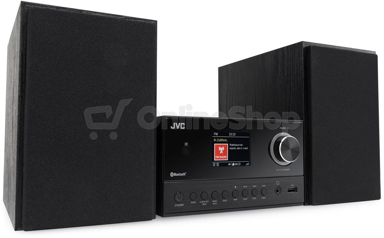 Mikrosystém JVC UX-E225B, černý