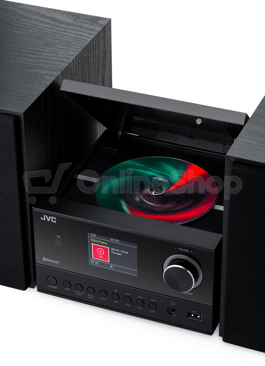 Mikrosystém JVC UX-E225B, černý