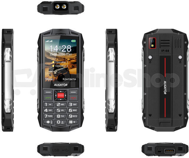 ALIGATOR R45 eXtremo černo-červený
