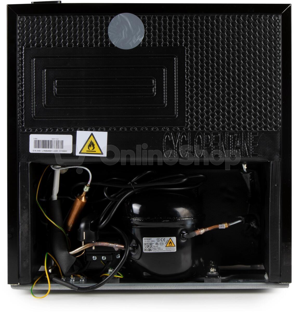 Mini lednice Domo s mrazící přihrádkou DO91105, černá