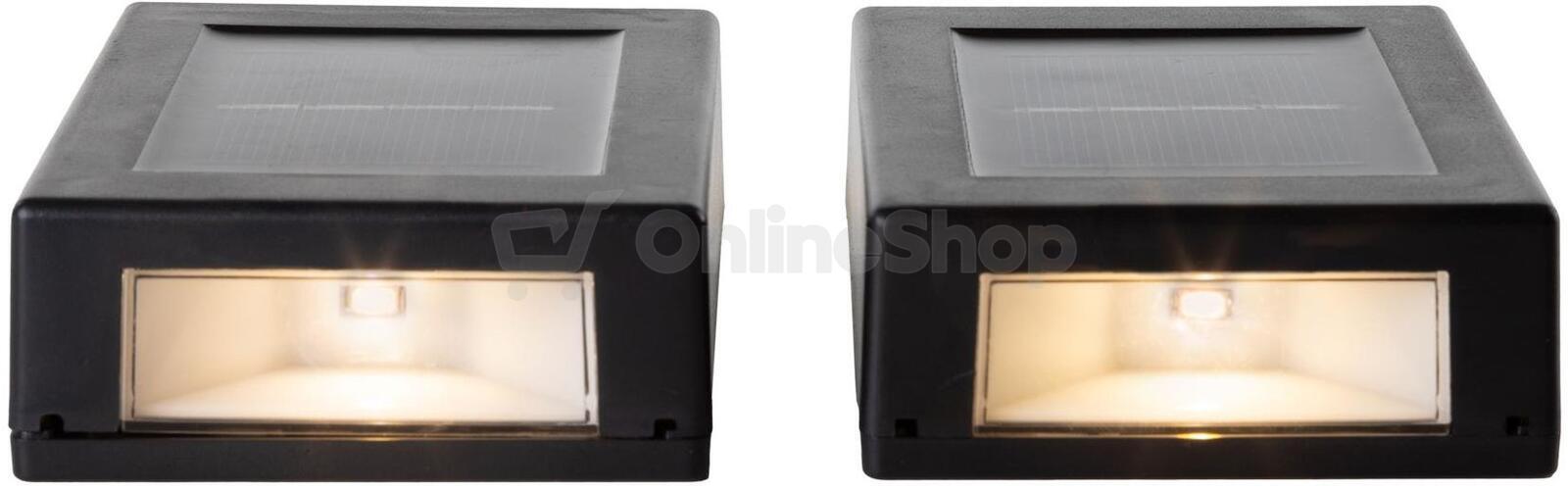 LED solární nástěnná světla, 2 ks