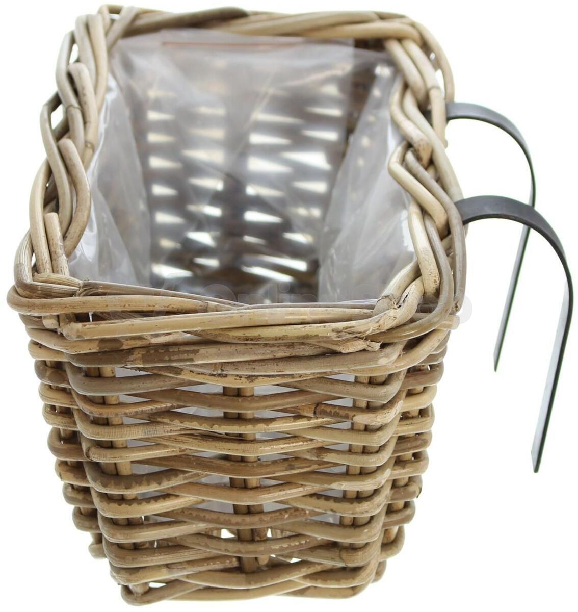 Proutěný květináč Rattan, malý