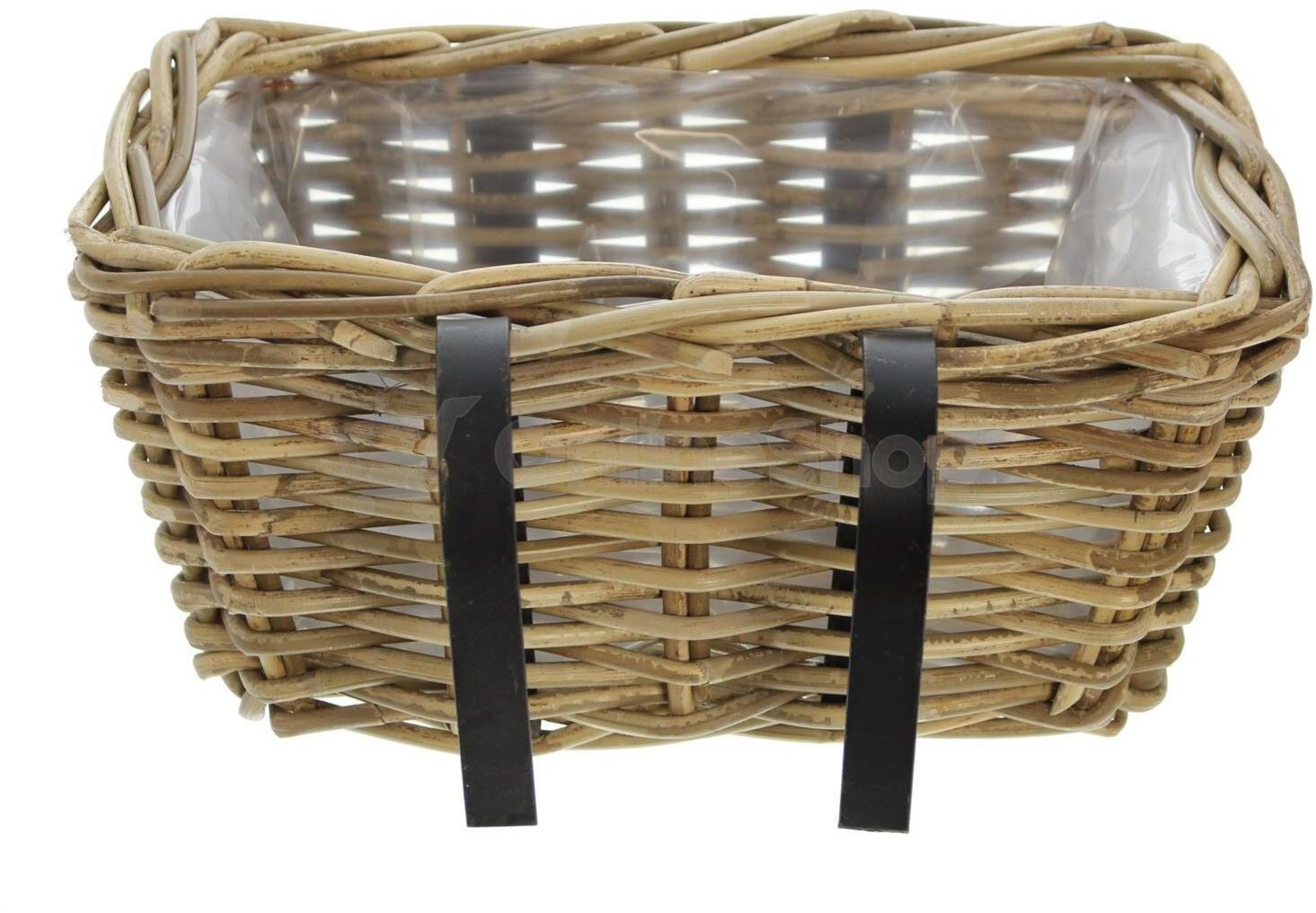 Proutěný květináč Rattan, malý