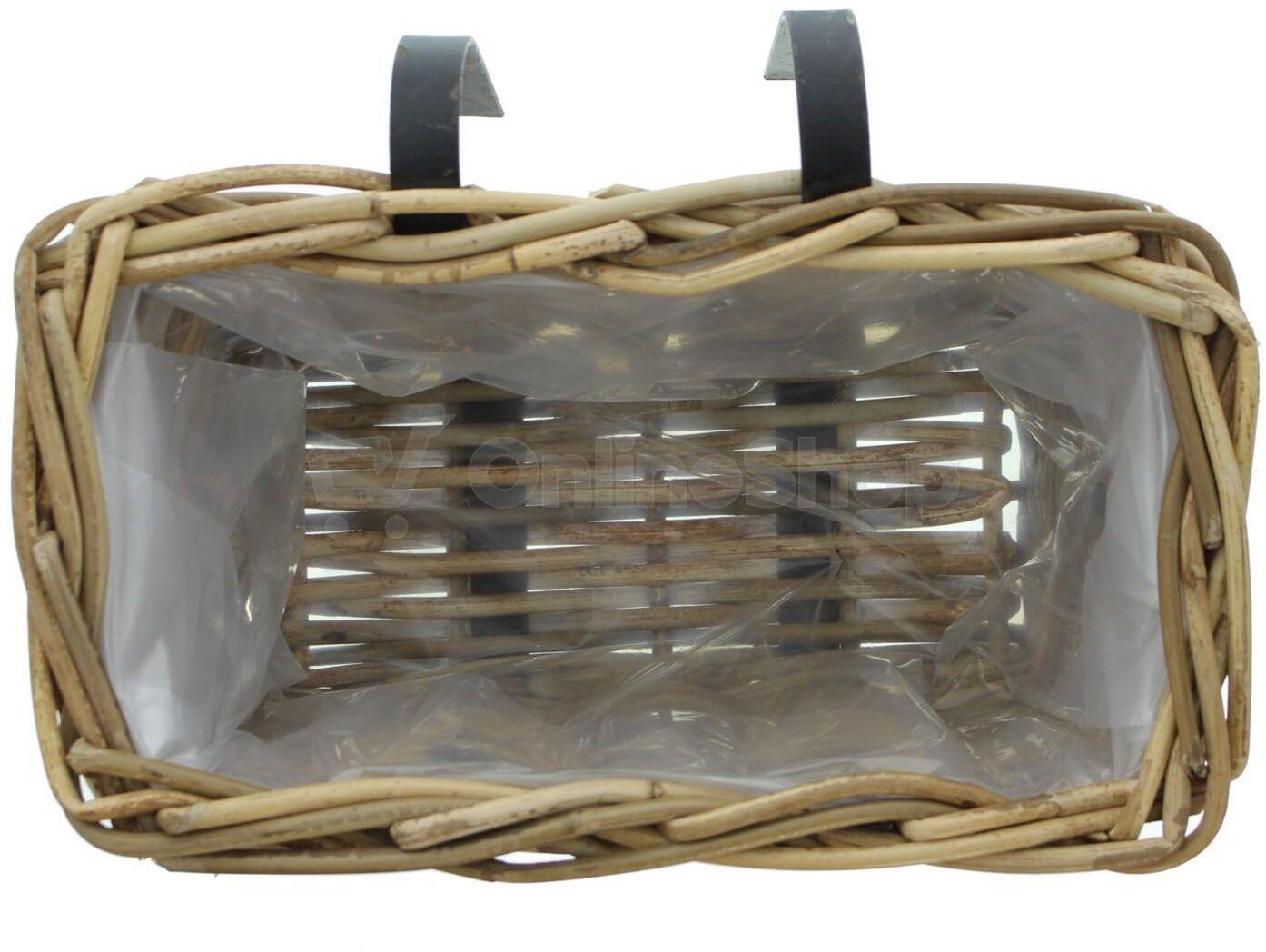 Proutěný květináč Rattan, malý
