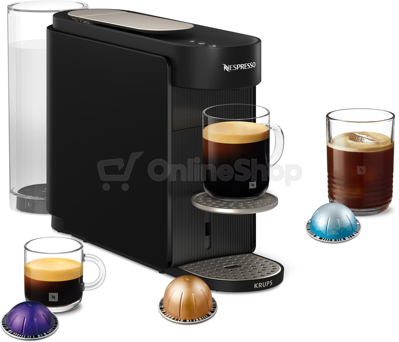 Kávovar Krups XN9404F0 Nespresso Vertuo UP