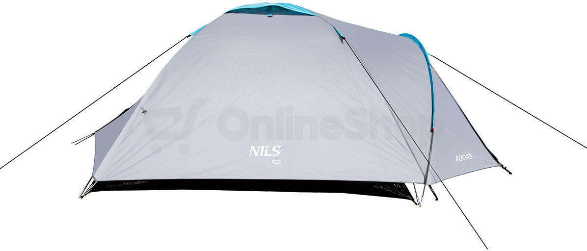 Turistický stan NILS Camp NC6013 Rocker šedý