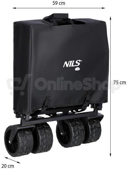 Kempingový vozík NILS Camp NC1608 černý