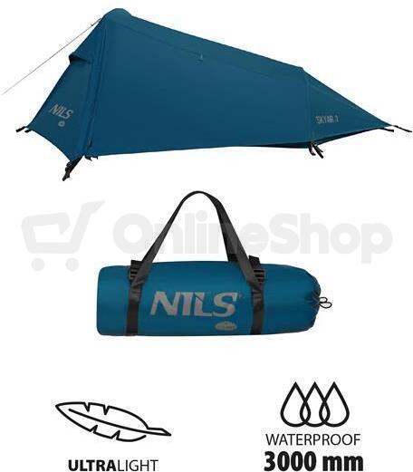 Lehký stan NILS Camp NC2502 Skyair 2 modrý
