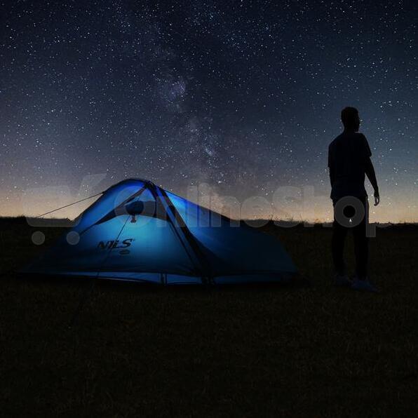 Lehký stan NILS Camp NC2502 Skyair 2 modrý