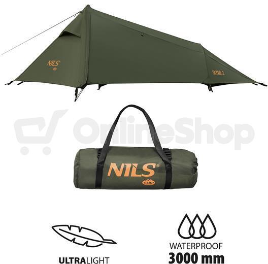 Lehký stan NILS Camp NC2502 Skyair 2 zelený
