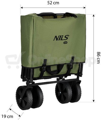 Kempingový vozík NILS Camp NC2602 150L zelený
