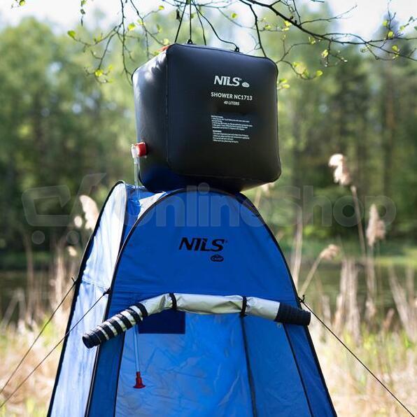 Skládací převlékací/sprchovací kabina NILS Camp NC1706 modrá