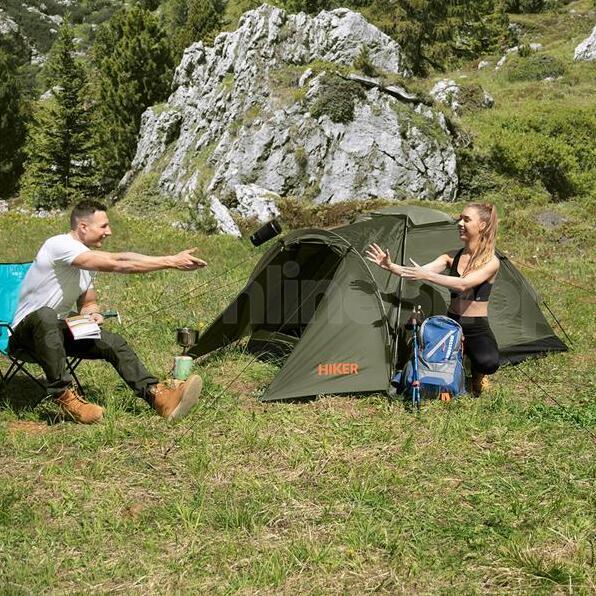Turistický stan NILS Camp NC6010 Hiker khaki